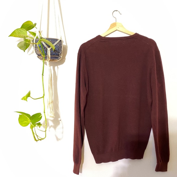 Burgundy Massimo Dutti Sweater - Picture 4 of 8